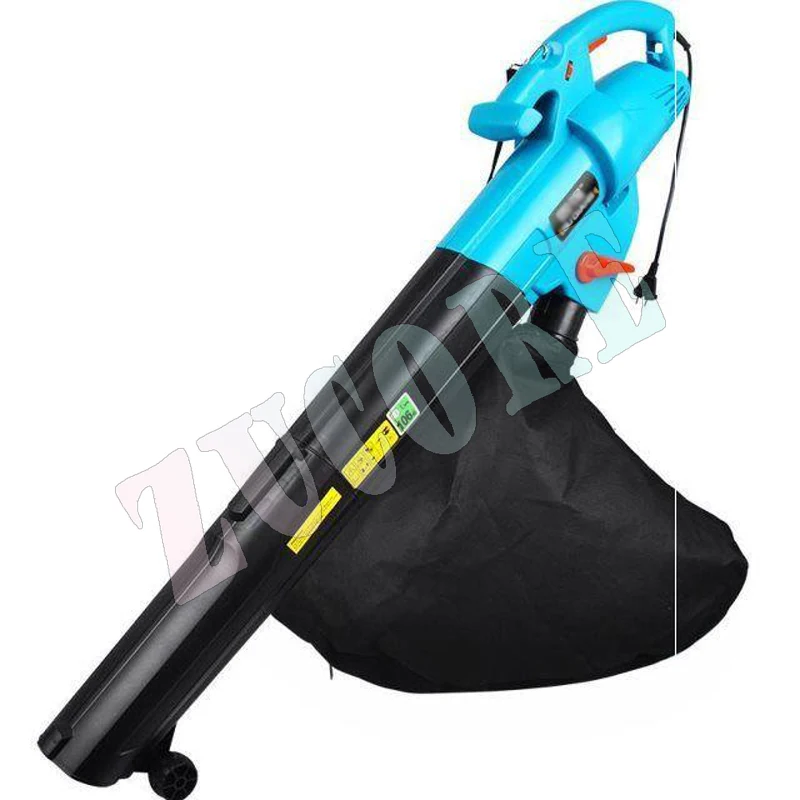 Electric Blowing Cleaner 2 In 1 Vacuum Dust Collector/Blower Machine Garden Leaf Collecting Shredder Blowing Cleaner 3000W