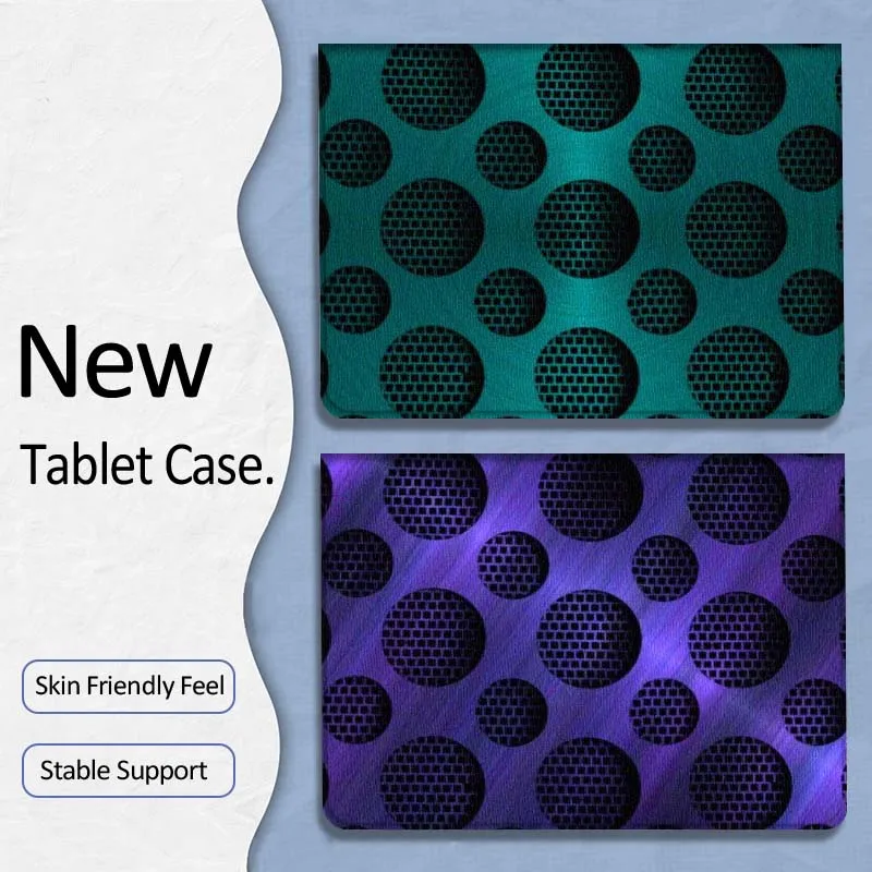

Hollow Round Grid Pattern Gift For Xiaoxin Lenovo Tab P12 Extreme Legion Y900 Idea Pro GT 12.1 2025 Foldable Tablet Case