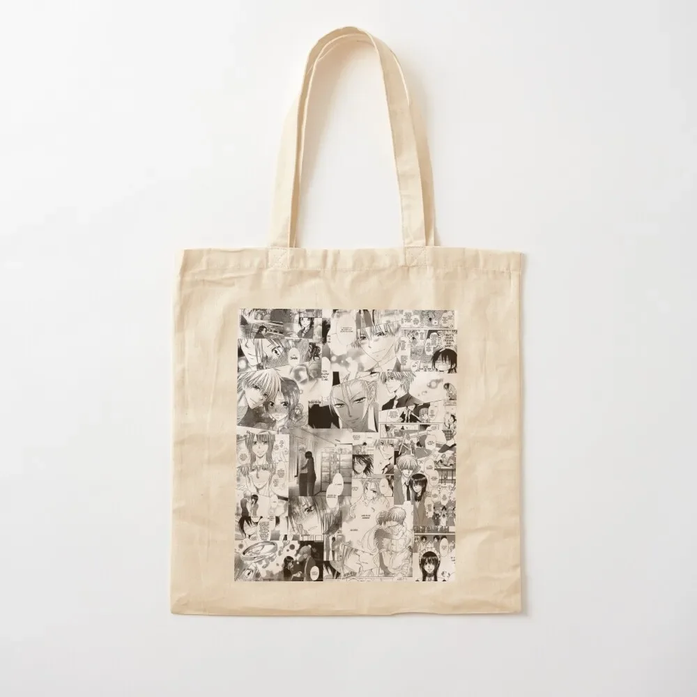 

kaichou wa maid-sama manga collage Tote Bag shoping bag Large bags for women Shopper custom fabric bag