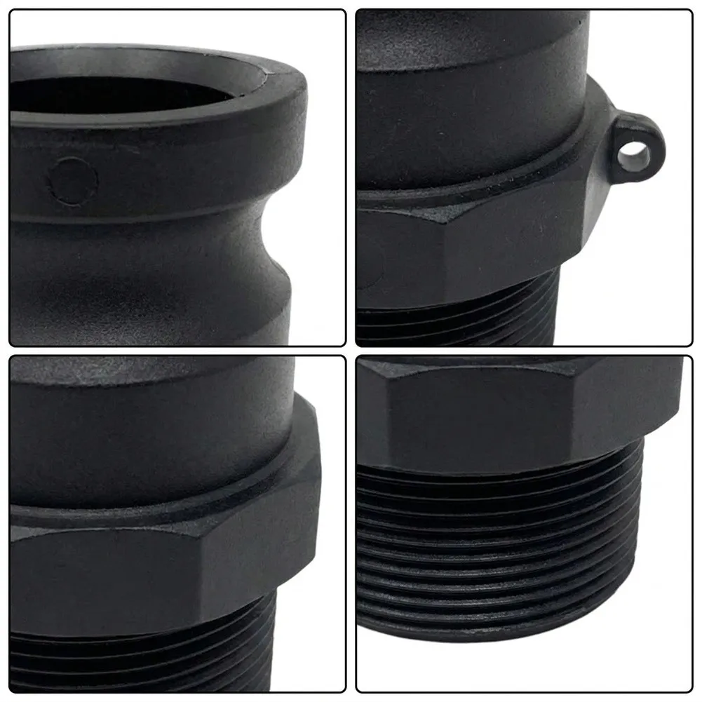 Polypropylene 2 inch Camlock Fitting with 2 inch NPT Thread for IBC Tanks Tank Fittings Fluid Handling Coupler