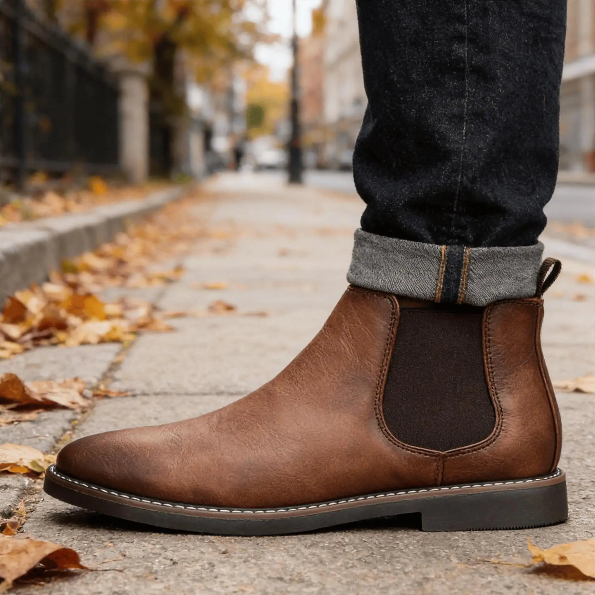 

Ankle Boots Casual Brand Retro 2026 Fashion Comfortable Chelsea Boots