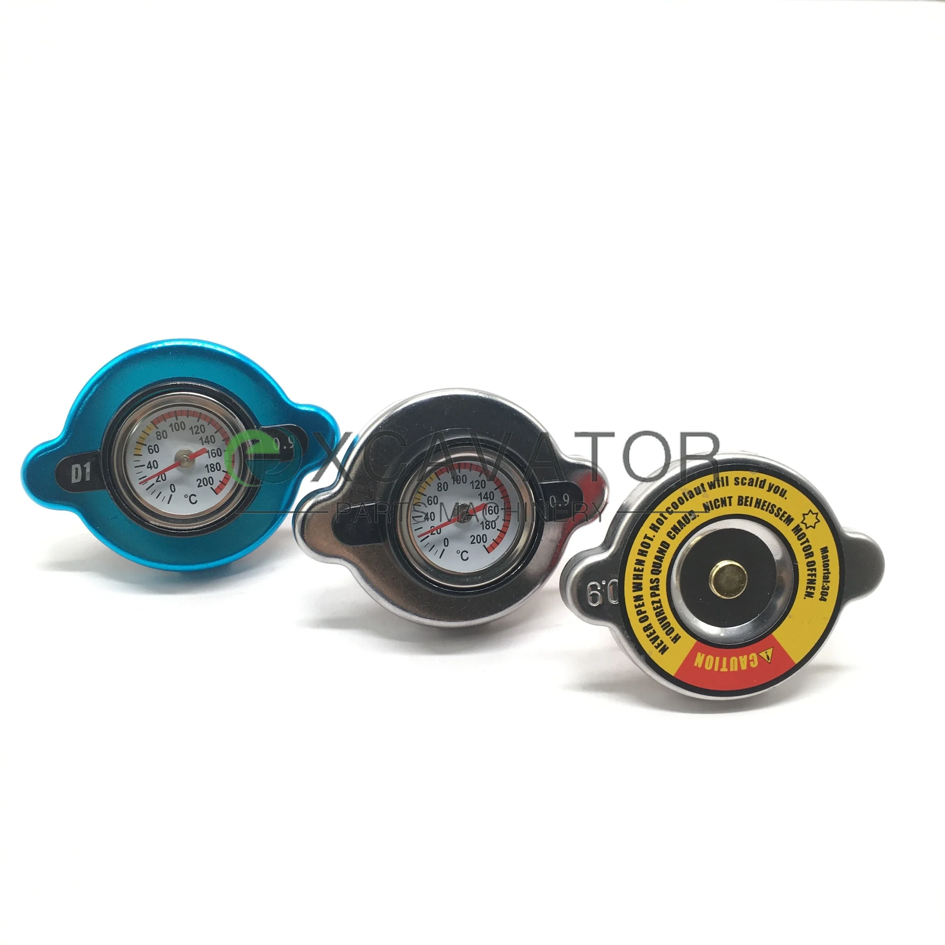 Excavator Parts for Komatsu SUMITOMO HITACHI ZX HYUNDAI KOBELCO DAEWOO DOOSAN CASE SANY Kato XCMG Water Tank Cover Radiator Cap 