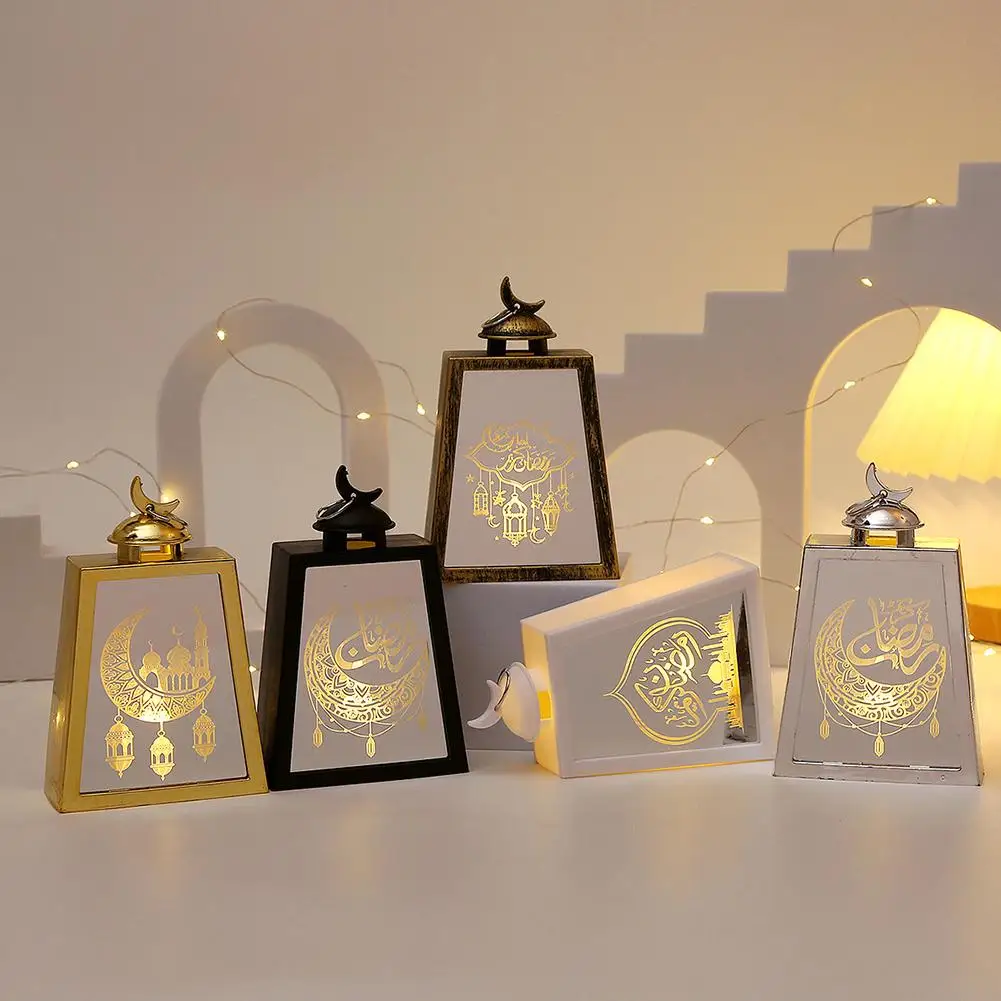 Ramadan Kareem Led Lanterna Luce Eid Mubarak Ornamenti Decorazione Per La Casa 2025 Islamico Musulmano Forniture Per Feste Eid Al-Fitr G U8A0