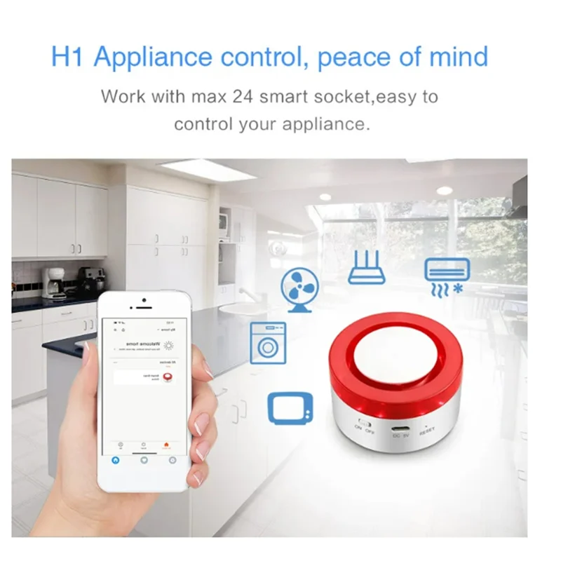 Tuya Smart Home Security Alarm System Kit Wifi Wireless Burglar Alarm Home Shop Store Burglar Motion Sensor