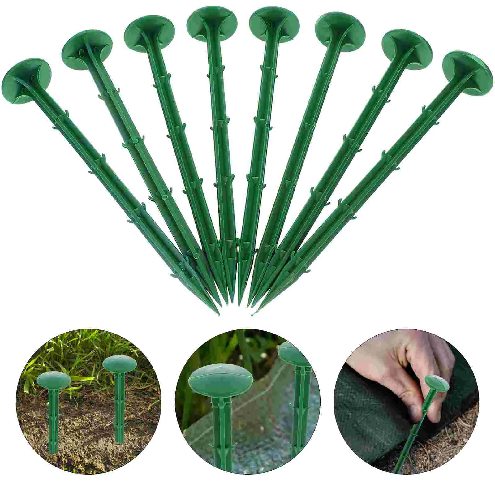 Garden Stakes for Plants Orchard Greenhouse Nails Plastic Yard Landscaping Camping Ground