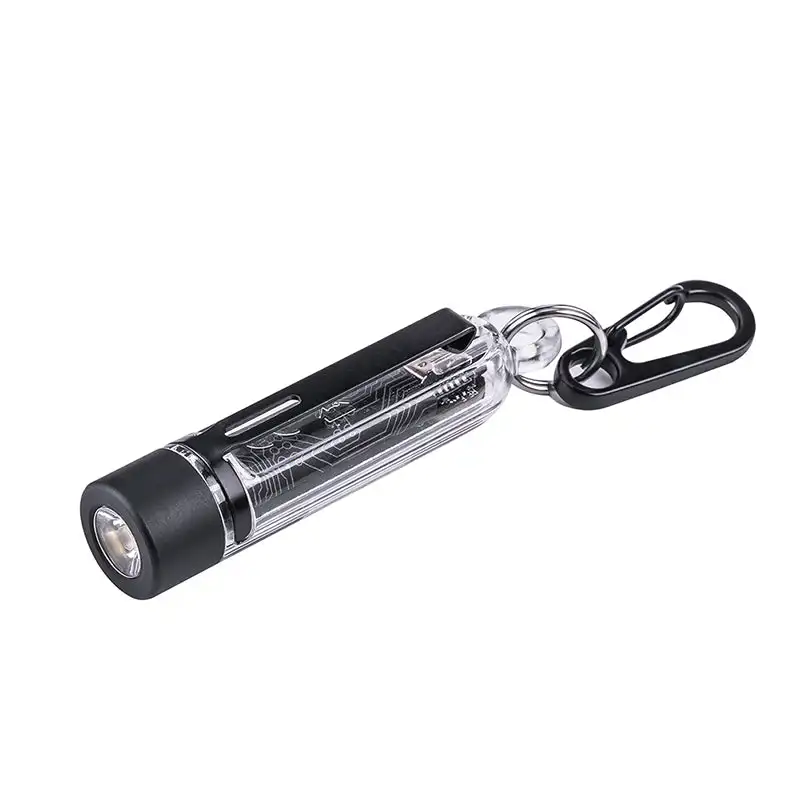 Imagem -02 - Nextorch-mini Edc Led Chaveiro Lanterna Usb Tipo-c Recarregável Tocha de Bolso com Clip Branco Vermelho Azul Luz uv K40 700 Lumens