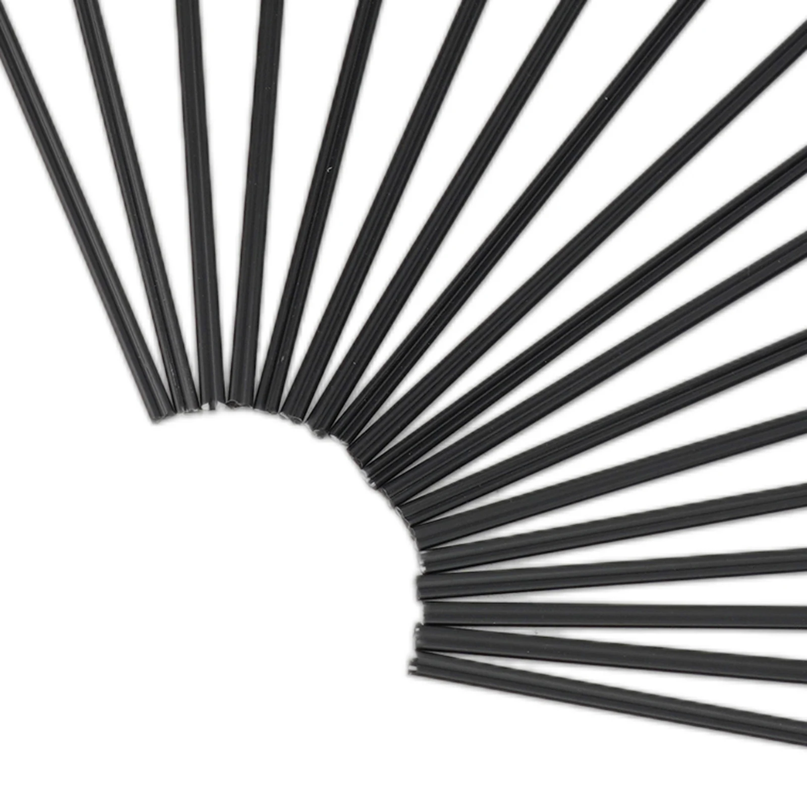 40pcs Black PP Welding Rods 200mm for Plastic Welding in For Car Bumper Repair Plastic Tank Assembly and PP Pipe Fabrication