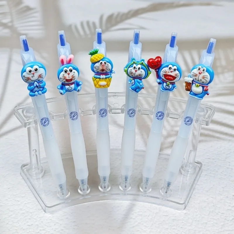 Doraemon Retractable Gel Pen Exam Special Neutral Pen Smooth Writing Student Office Ballpoint Pen School Stationery Supplies view 4