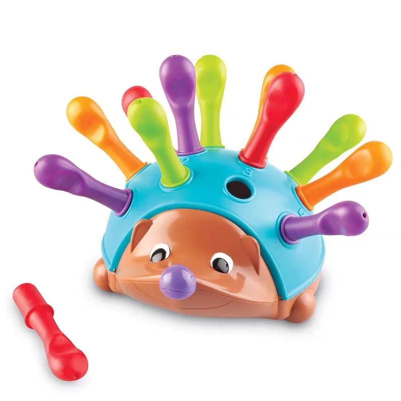 Montessori Fine Motor Skills Hand Eye Coordination Color Sorting Counting Sensory Early Learning Toys For Kids Boys Girls