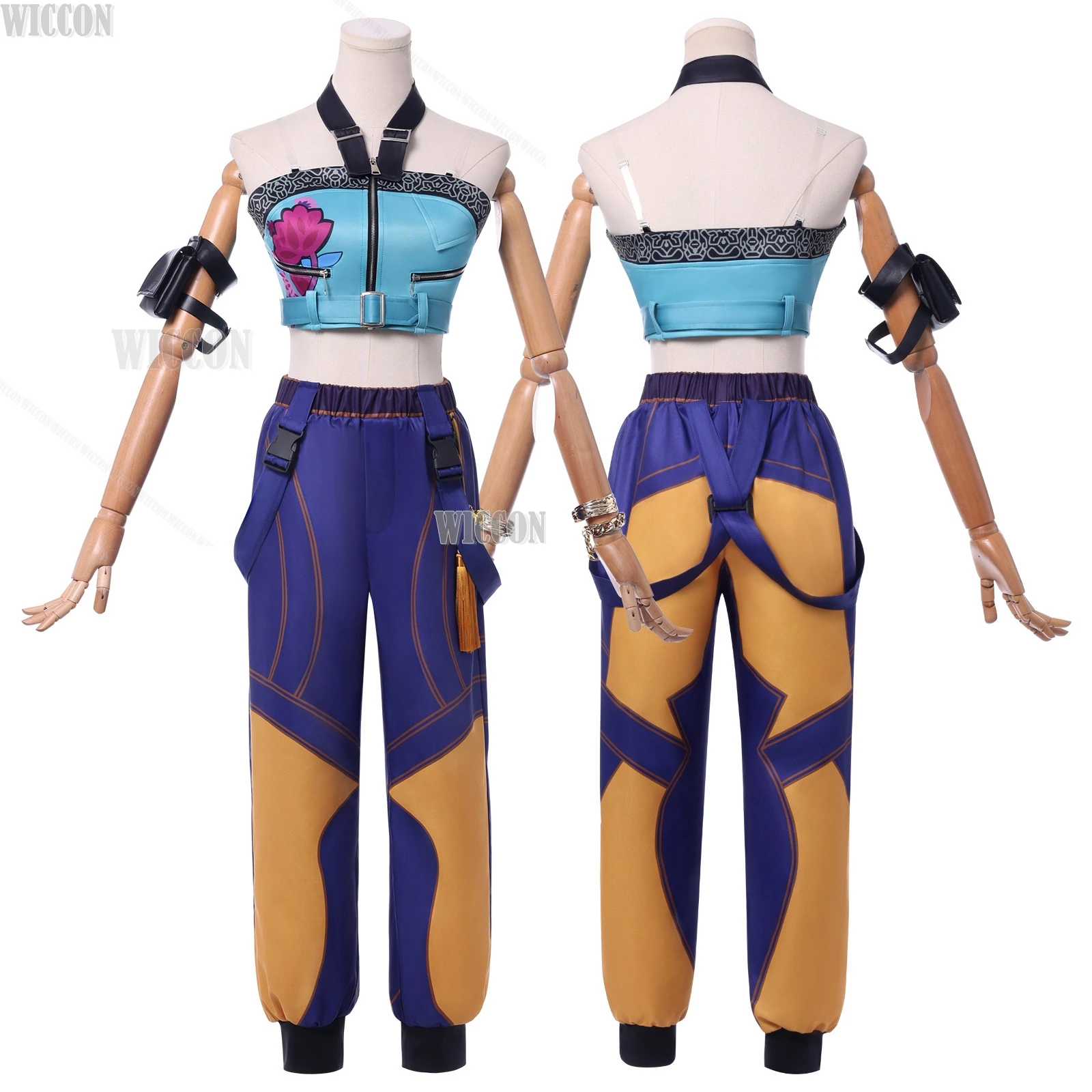 K-Pop Rumi Zoey Cosplay Costume Demon Hunters Wig Women Stage Clothes Halloween Girl Group Huntrix Idol Roleplay Comic Con Movie