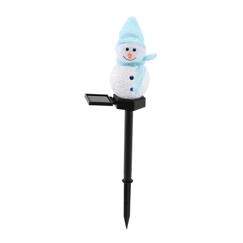 TKOH-Snowman พลังงานแสงอาทิตย์ไฟคริสต์มาสพลังงานแสงอาทิตย์ LED Snowman Light Decor สวนกลางแจ้ง Stake โคมไฟ Xmas