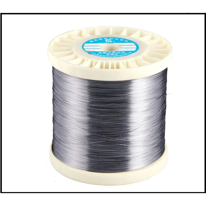 X20H80 Cr20ni80 Ni80 سلك معدني معزول عنصر تسخين سلك تسخين وتسخين كهربائي عاري في عبوة لفة #2