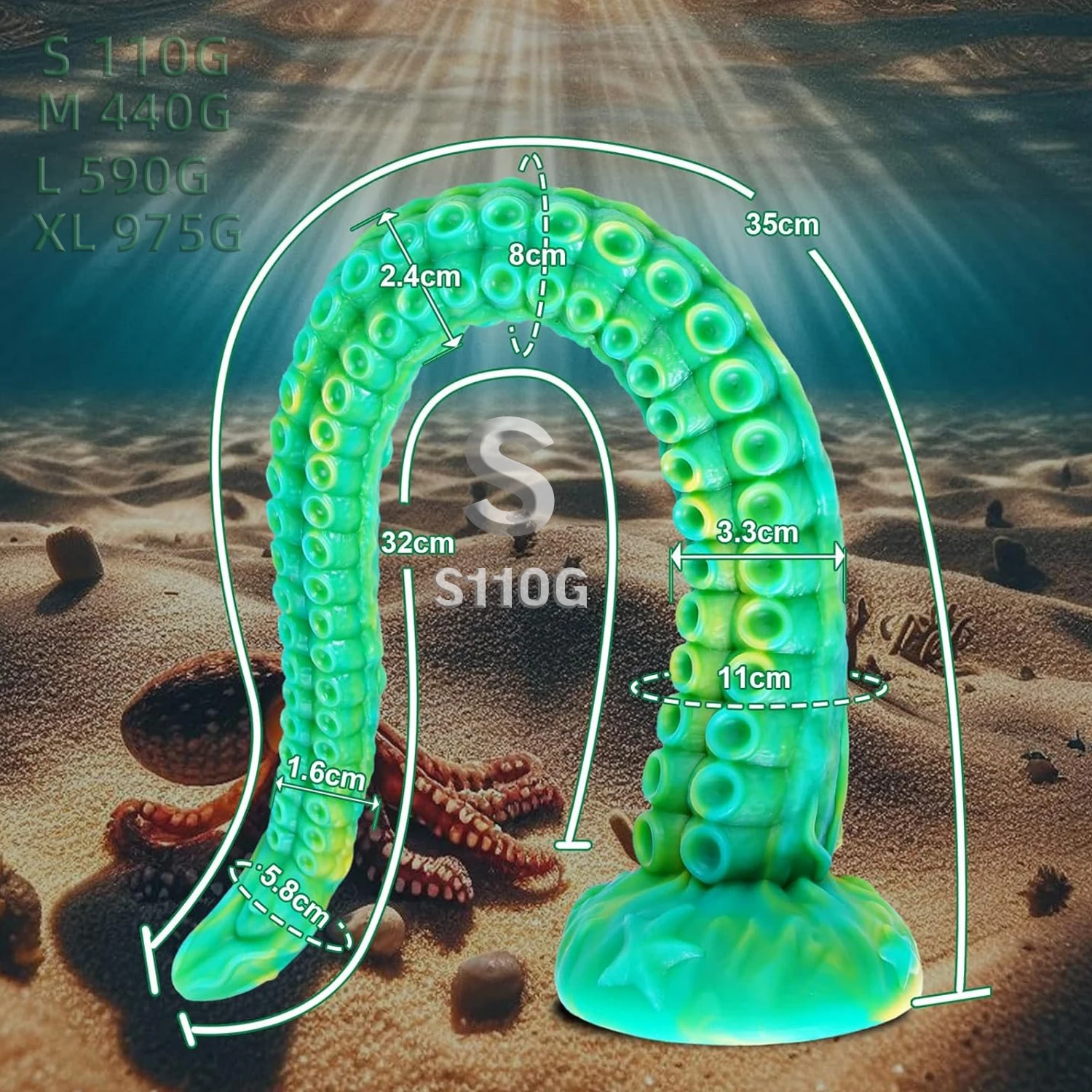Dildo Penis Progressive Vagina Octopus Tentacle Dildo Anal Plug Adult Sex Toy Monster Dildo Sex Products Long Butt Plug Tentacle view 6