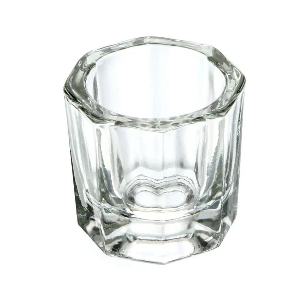 

Mini Nail Art Accessories Clear Liquid Cup Crystal Glass Cup Nail Art Tools Acrylic Dappen Dish Cup