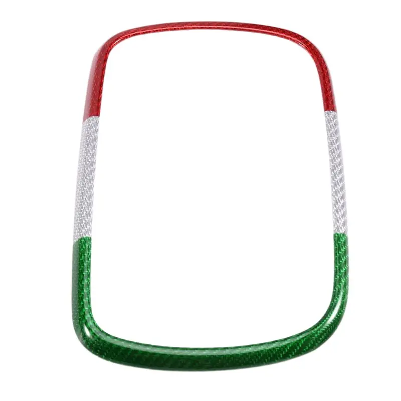 

Car Navigation Frame Trim 5 Inch Real Dry Carbon Fiber For Abarth 595 695 For Fiat 500 500C 2016-2024 2016-2019 Nav Unit