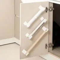 Wall Mounted Organizer No Hole Storage Tray Kitchen Shelf Cling Film Trash Bag Organizer Cabinet Refrigerator Side Storage Shelf