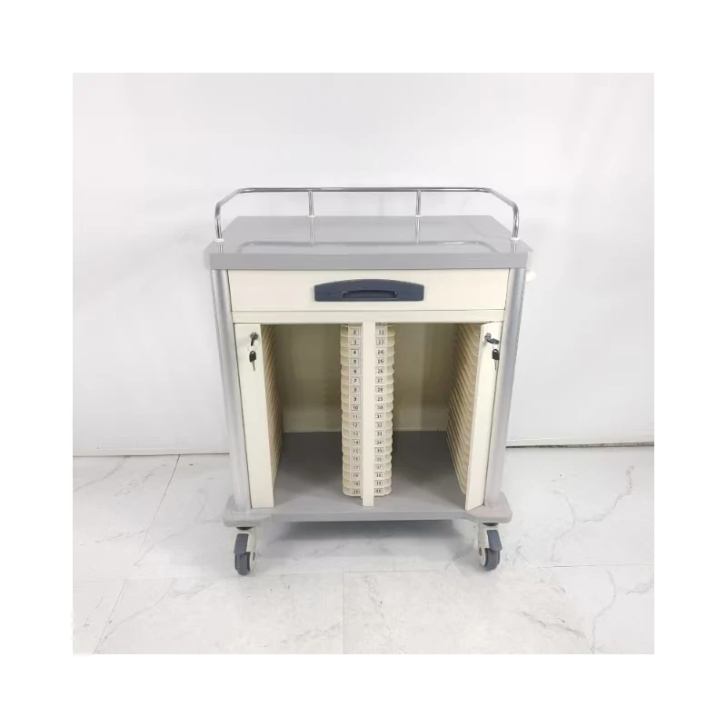 

Newest Abs Mobile Phlebotomy Carts Hospital Crash Cart Emergency Trolley Equipment