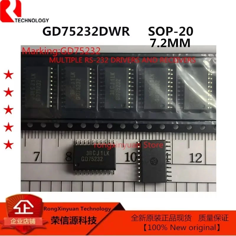 5 шт./лот LM4890IBLX LM4890IBL LM4890 GD75232DWR GD75232DW GD75232 GD75232 GD25Q64BWIG 25Q64BWIG GBJ15J 100% Новый оригинальный