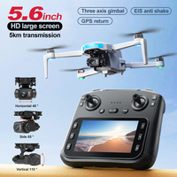 New S-X1 Drones with Screen 3-Axis Anti-shake Gimbal Brushless Motors 8K Aerial RC Quadcopters 5G GPS 8K HD EIS Cameras Mini UAV