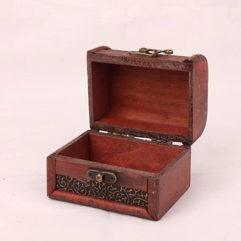 

2pcs Jewelry ganizer Vintage Storage Case for Earrings Rings Necklace Small Boxes Safe Bedroom Office