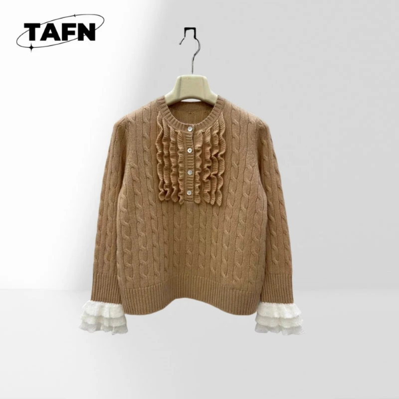 Trendy Neck Sweater for Women, Warm and Elegant for Winter Soft Comfortable Fuzzy Knit Sweater for Women A25375