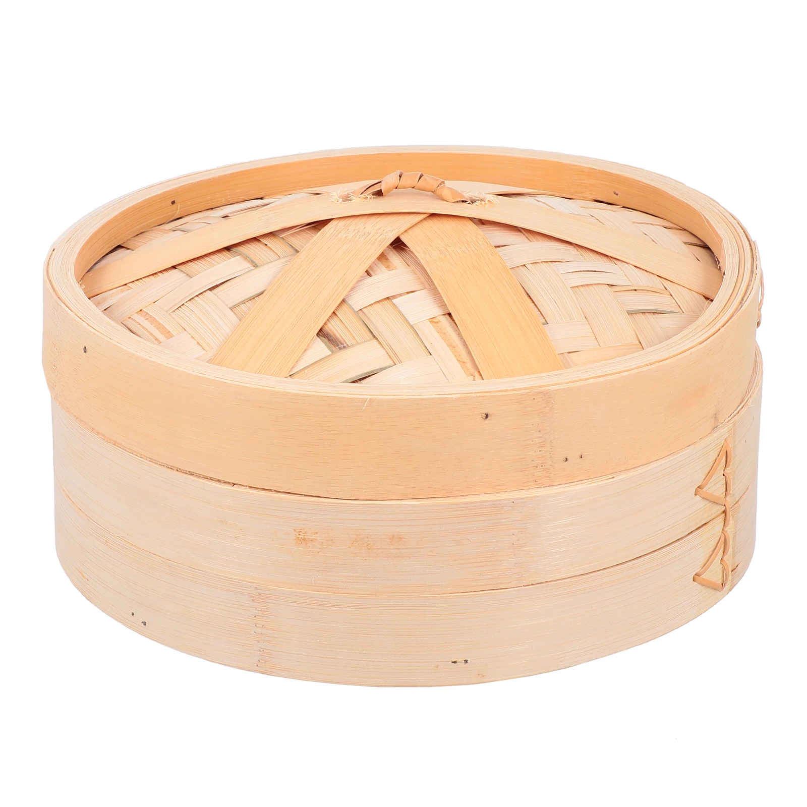 

Bamboo Steaming Box Kitchen Steamer Non-sticky Vegetable Basket Food Household Lid Easy Clean Store Healthy Diet