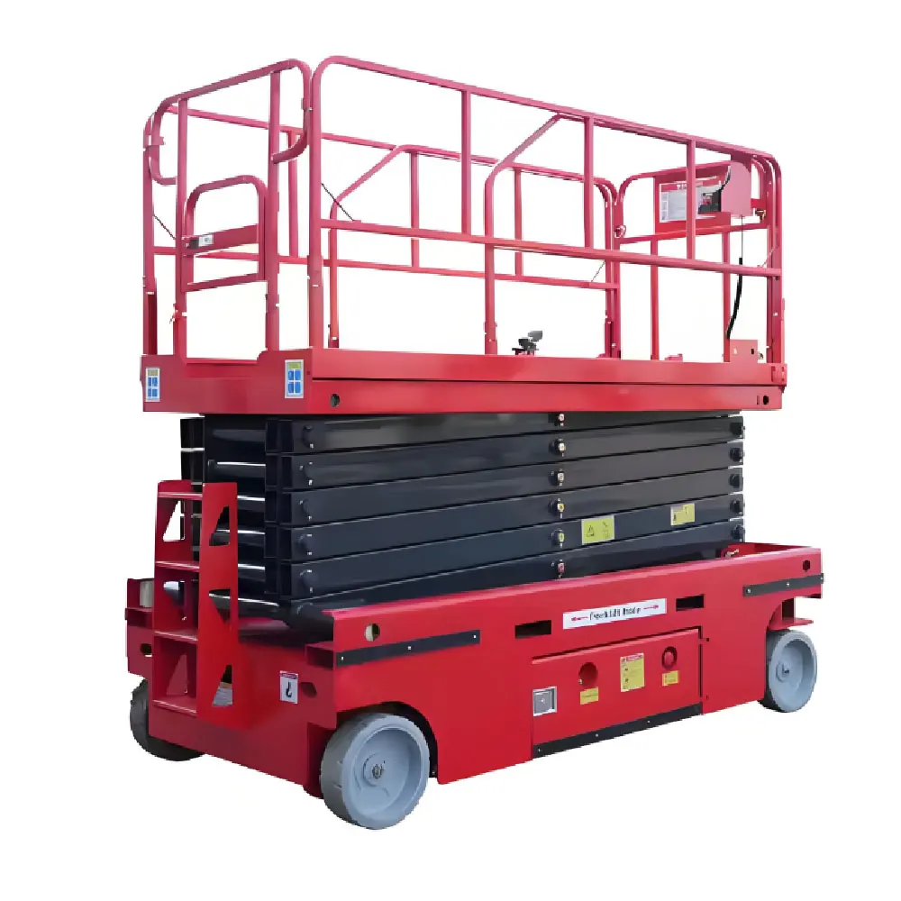 CE amplamente utilizado plataforma de trabalho de andaime elétrico hidráulico baixo preço mesa de trabalho de elevação manual