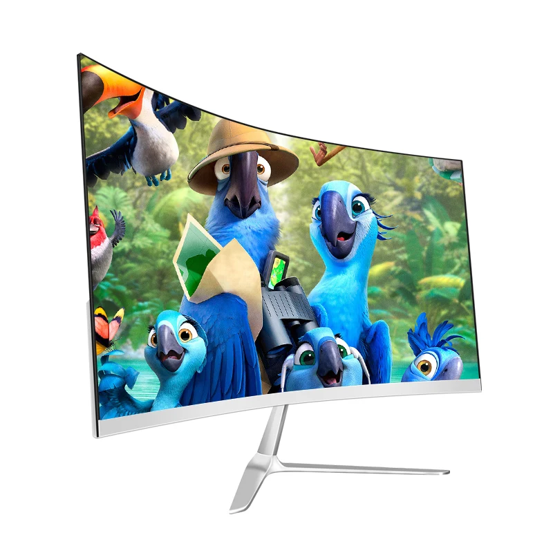 ASUSHOM 24 Inch Monitor LCD 75HZ Display Gebogene Bildschirm Computer Monitor PC 1K HD Gaming Display VGA HDMI interface