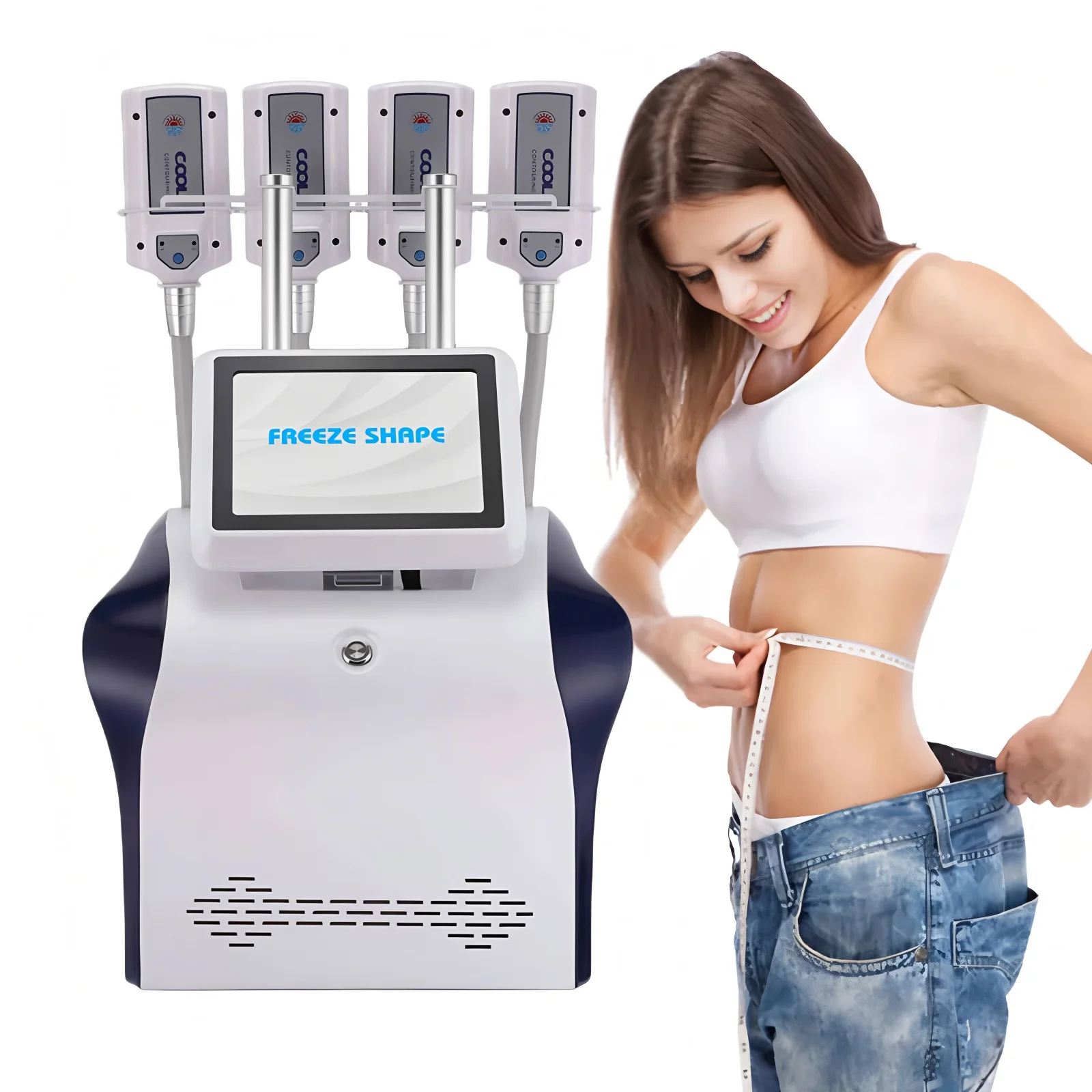 

Newest Hot Cold Hot System Micro Current 8 Frozen Fat Dissolving Board EMS Body Contouring Equipment