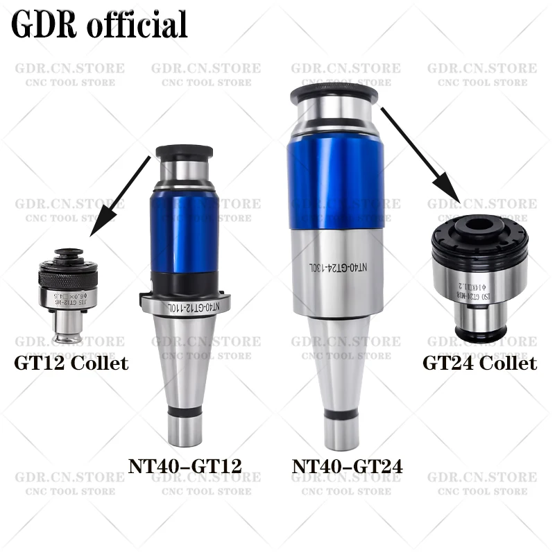 GDR NT30 NT40 NT50 ISO40 ISO GT GT12 GT24 telescopic tapping tool holder M2-M30 Tap chuck Collet Overload Protection Tool Holder