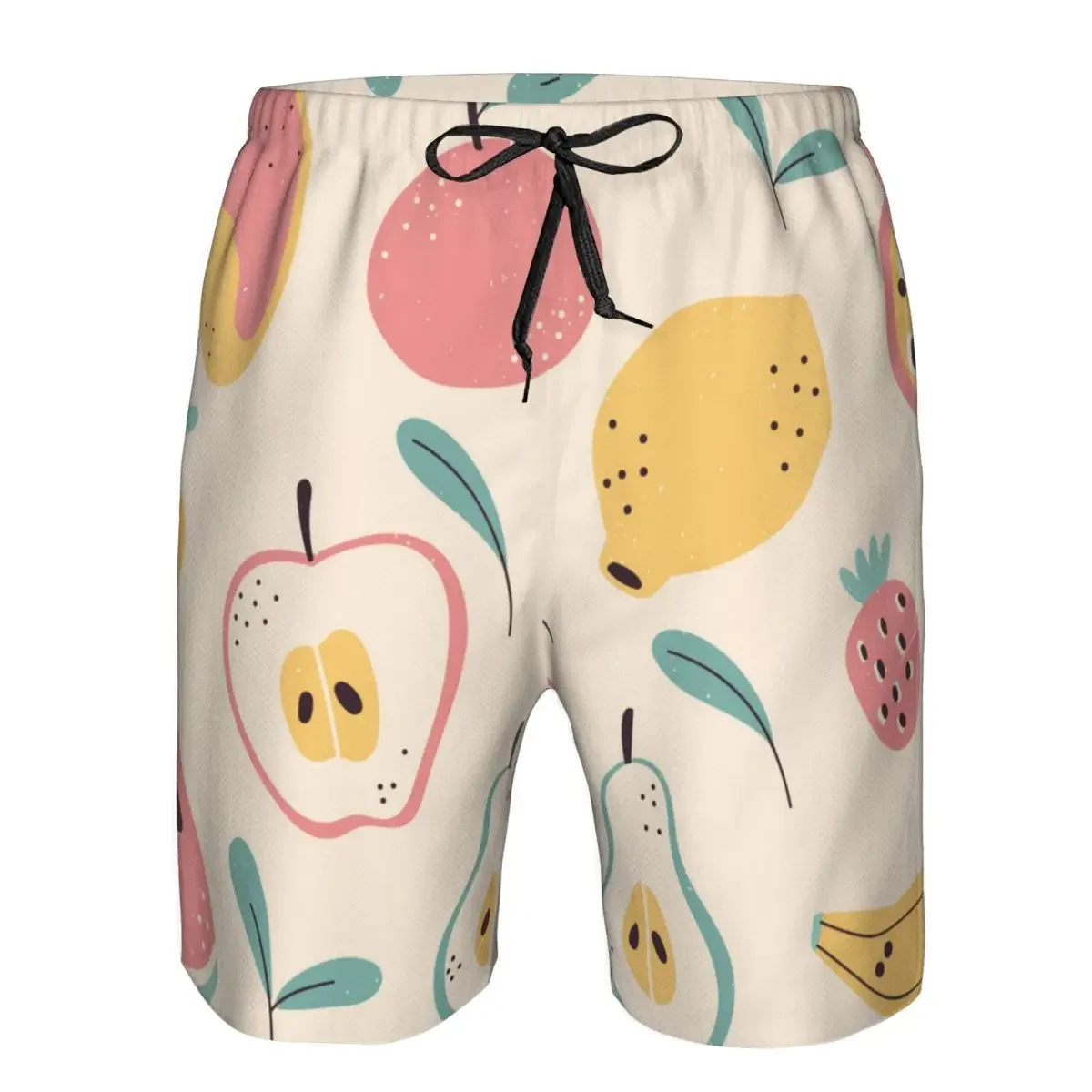 Summer Men's Swimwear Shorts Fruit Collection Beachwear Swim Trunks Men Swimsuit