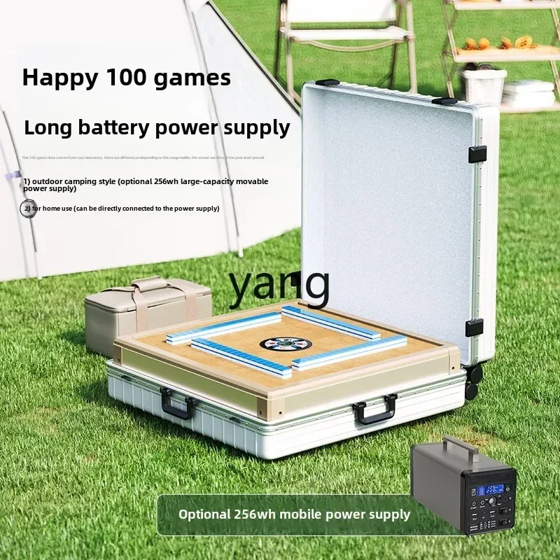 xyy1 outdoor camping mahjong machine portable mini automatic portable small mahjong table