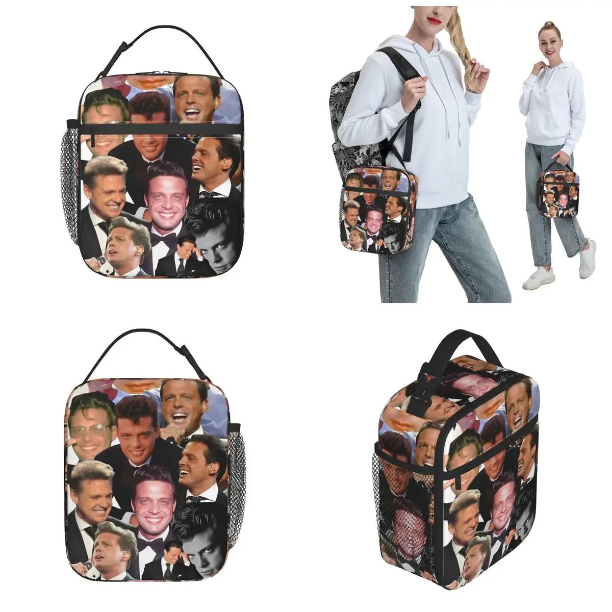 Insulated Lunch Tote Bag Luis Miguel Singer Accessories Lunch Food Box New Thermal Cooler Lunch Box For School