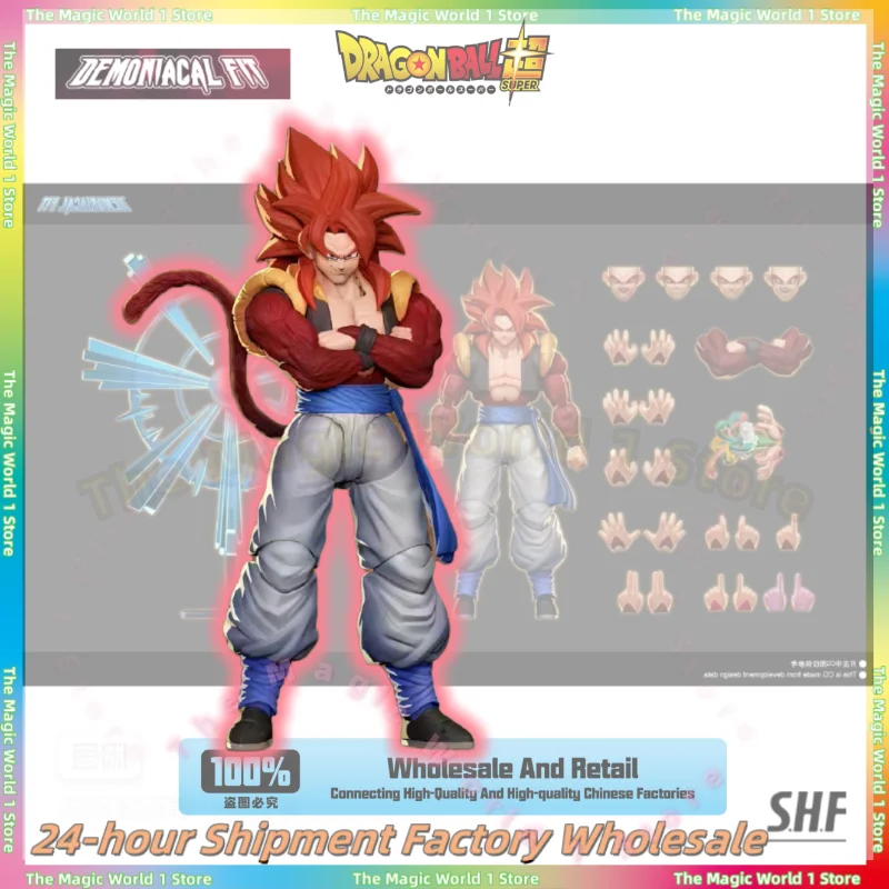 

Новый продукт, предзаказ, фигурка Demoniacal Fit SSJ4 Gogeta Dragon Ball GT 3,0, фигурки Super Saiyan 4, фигурка Gogeta