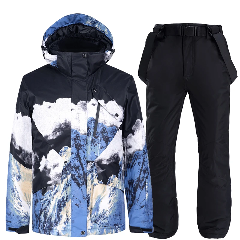 

2022 New Thermal Ski Suit Couples Winter Snow Romance Warm Jacket Snowboarding Suit Men Women Waterproof Windproof Ski Overalls