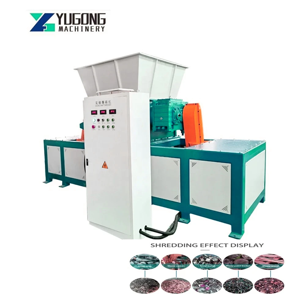 

Industrial Waste Tire Shredder Scrap Car Tire Shredder Machine Tyre Shredding Quality Shaft Plastic Shredder Tire Recycling Line
