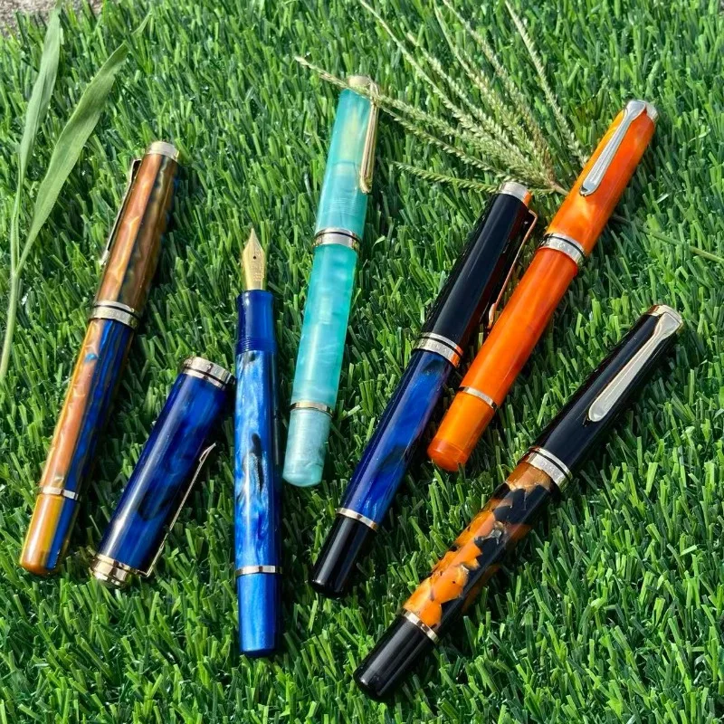 cheap-sale-admok-m800-fountain-pens-ink-on-piston-luxury-resin-schmidt-nibs-limited-edition-collector's-new-pen-exam-writing