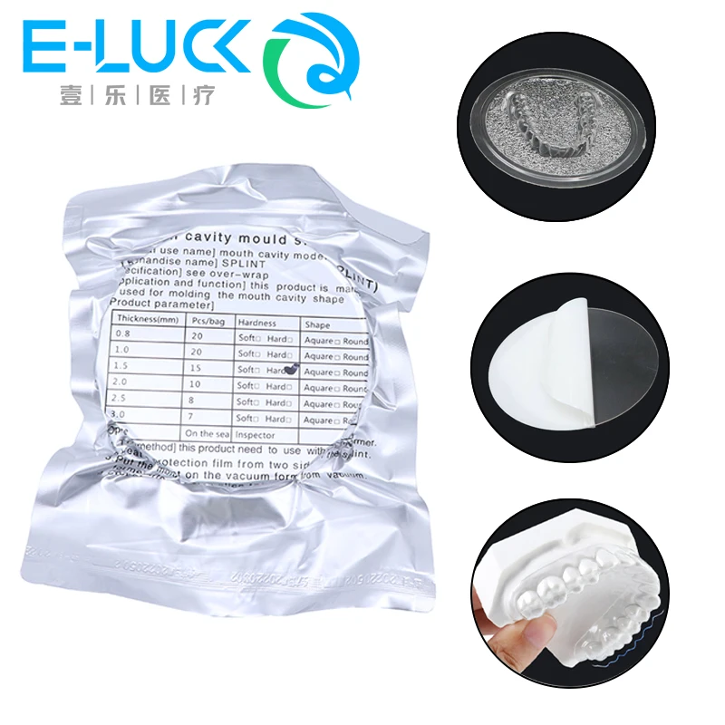 Dental Thermoforming Materials Retainer Slice Vacuum Forming Sheet Denture Model Slice Dentist Orthodontic Accessories