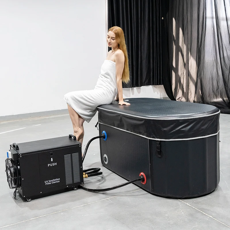 

1 Person Size Ozone Sterilization Inflatable Cold Plunge with 1HP Chiller