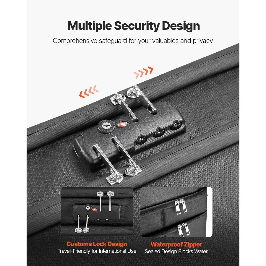 Fireproof Document Box, 1832 °F Heat Insulated Fireproof & Waterproof Box with Lock, Portable Two-Layer File Storage Organizer