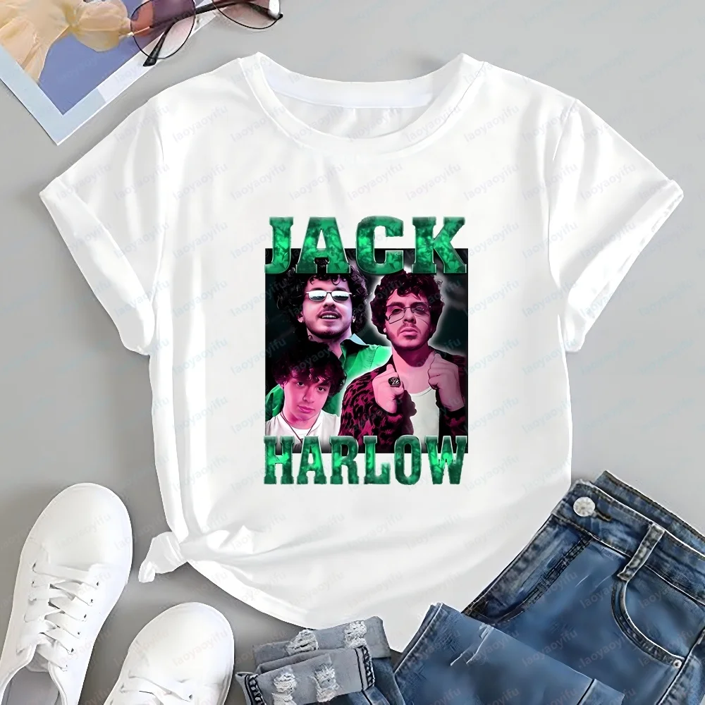 Korean-style Review of Men's Clothing: Jack Harlow, The Rapper, Short-sleeved Men's and Women's Round-neck Comfortable T-shirt
