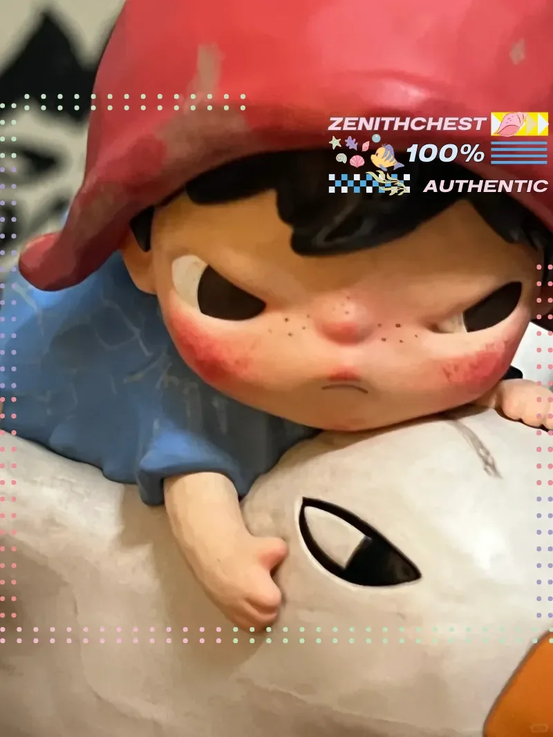 Pop mart hirono skyward série anime figura de ação ornamento estatuetas hirono coleção decoração para casa bonecas de mesa modelo crianças presente