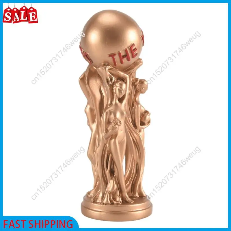 

Flash Deal-The World Is Your Statue Trophy For Office Home Decoration Birthday Graduation Ceremony Resin Statue Durable