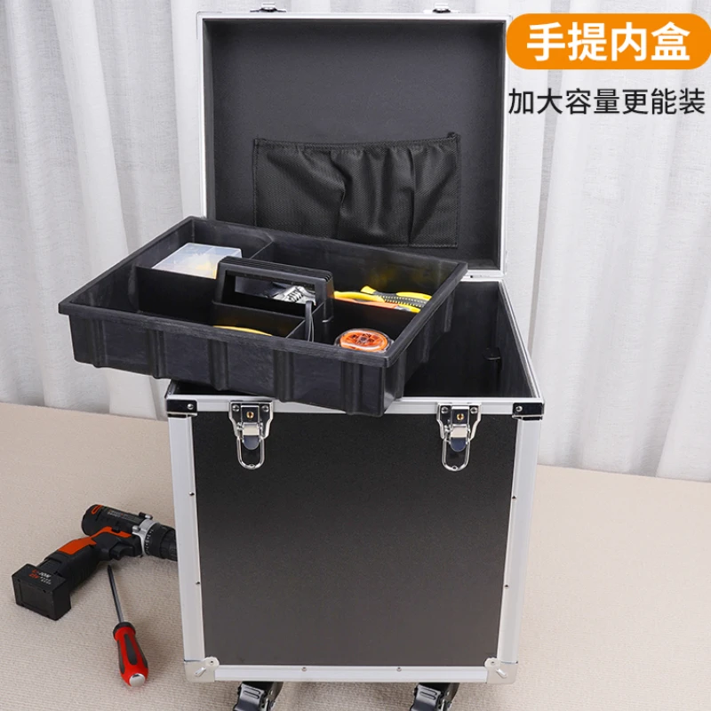 Multi-functional paint repair furniture beauty hand-pulled luggage tow box with wheels