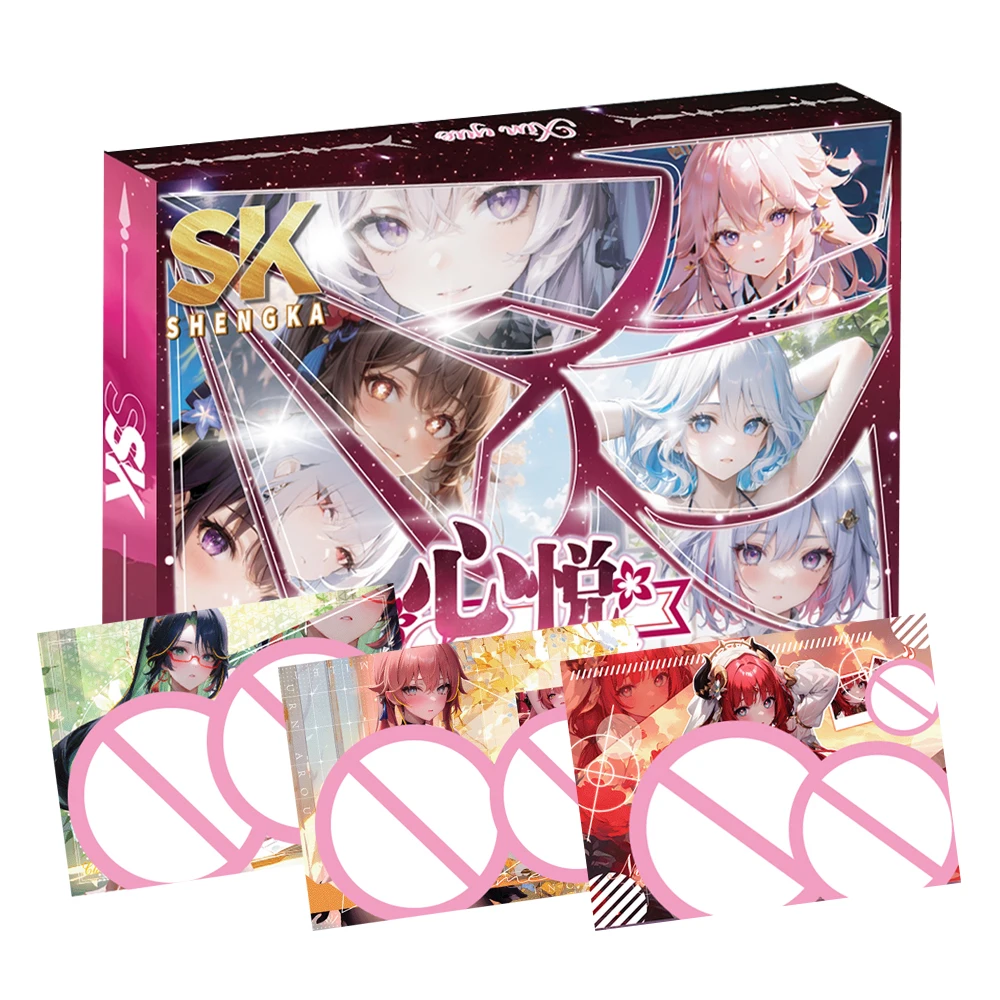 

Anime Goddess Collection Cards Raiden Shogun Kamisato Ayaka Charm and Temptation Pretty Girl TCG Game Hobbies Cards Toys Gifts