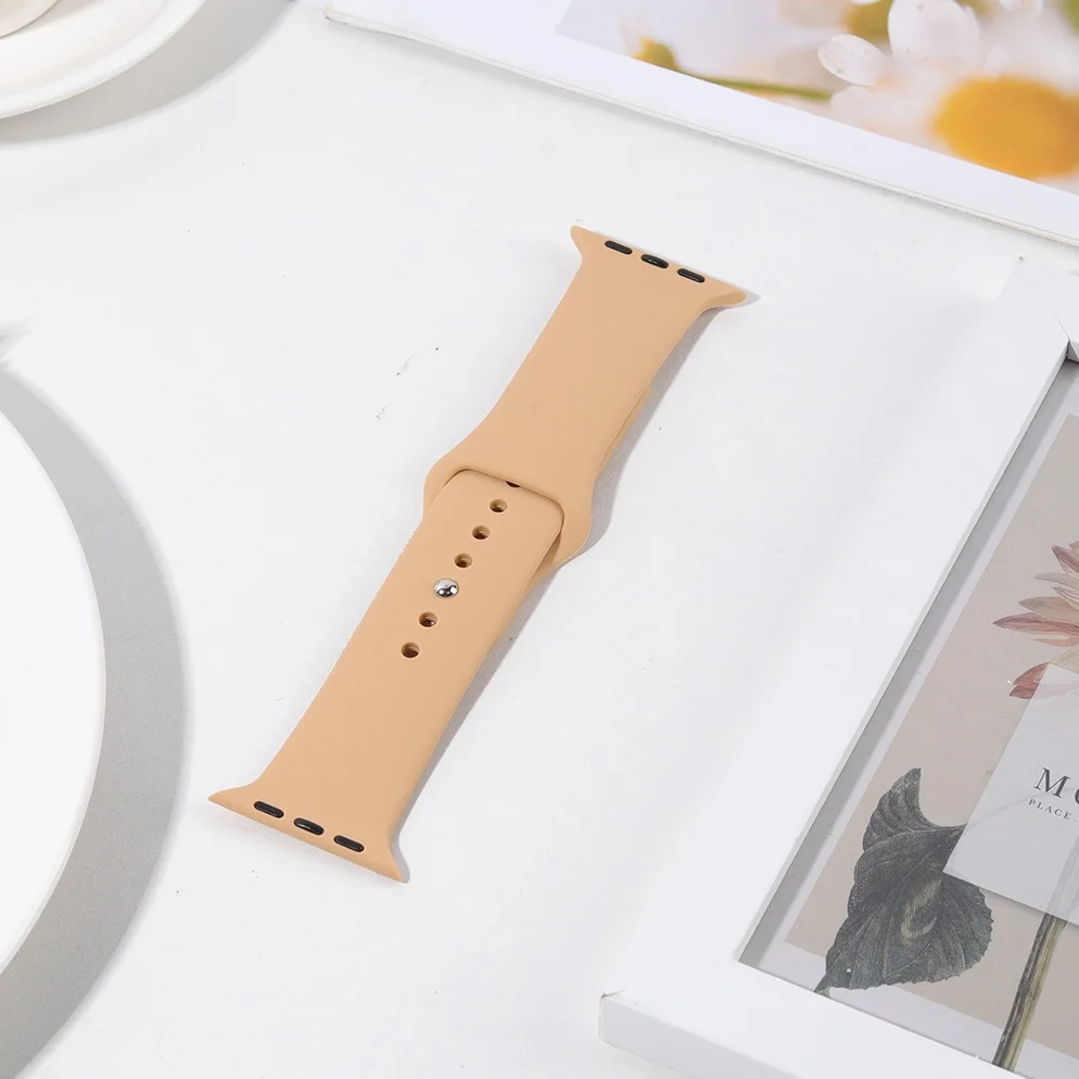 Silikonarmband für Apple Watch, 40 mm, 49 mm, 44 mm, 45 mm, 46 mm, 42 mm, 41 mm, Sportarmband, iWatch Series 12, 10, 9, 8, 7, SE, Ultra 4/3. – Detail 9