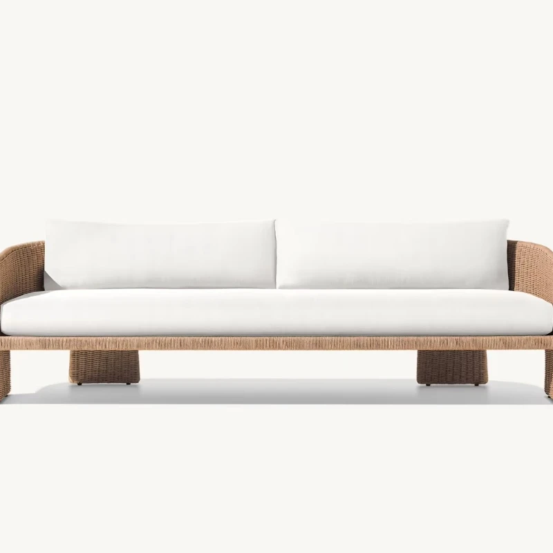 

Leisure outdoor sofa garden rattan furniture sofa combination chair