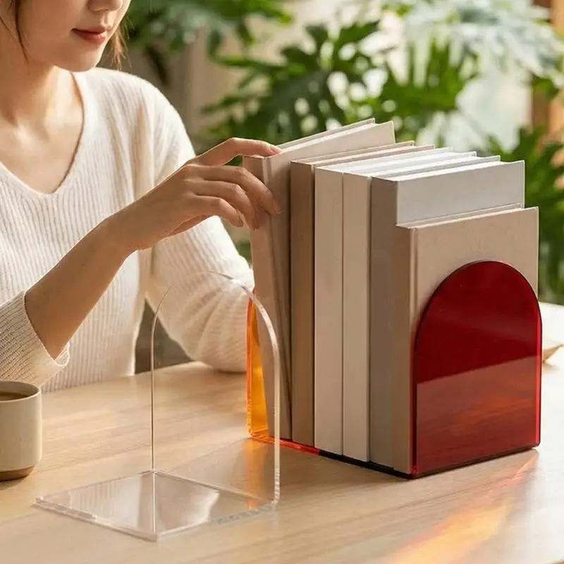 Bookends for Displaying, Notebooks Books Stand, Elegant Books Display Stand
