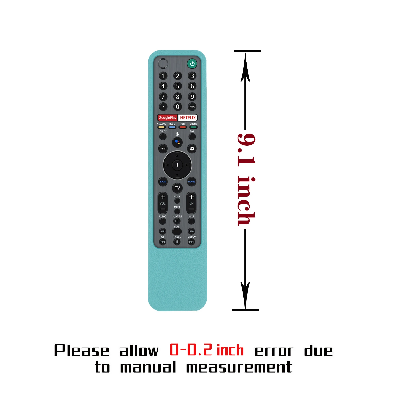 Silicone Case Shockproof Fit for Sony TV Remote Control RMF-TX600C RMF-TX500E TX600P TX600U RMF-TX600E Protective Cover