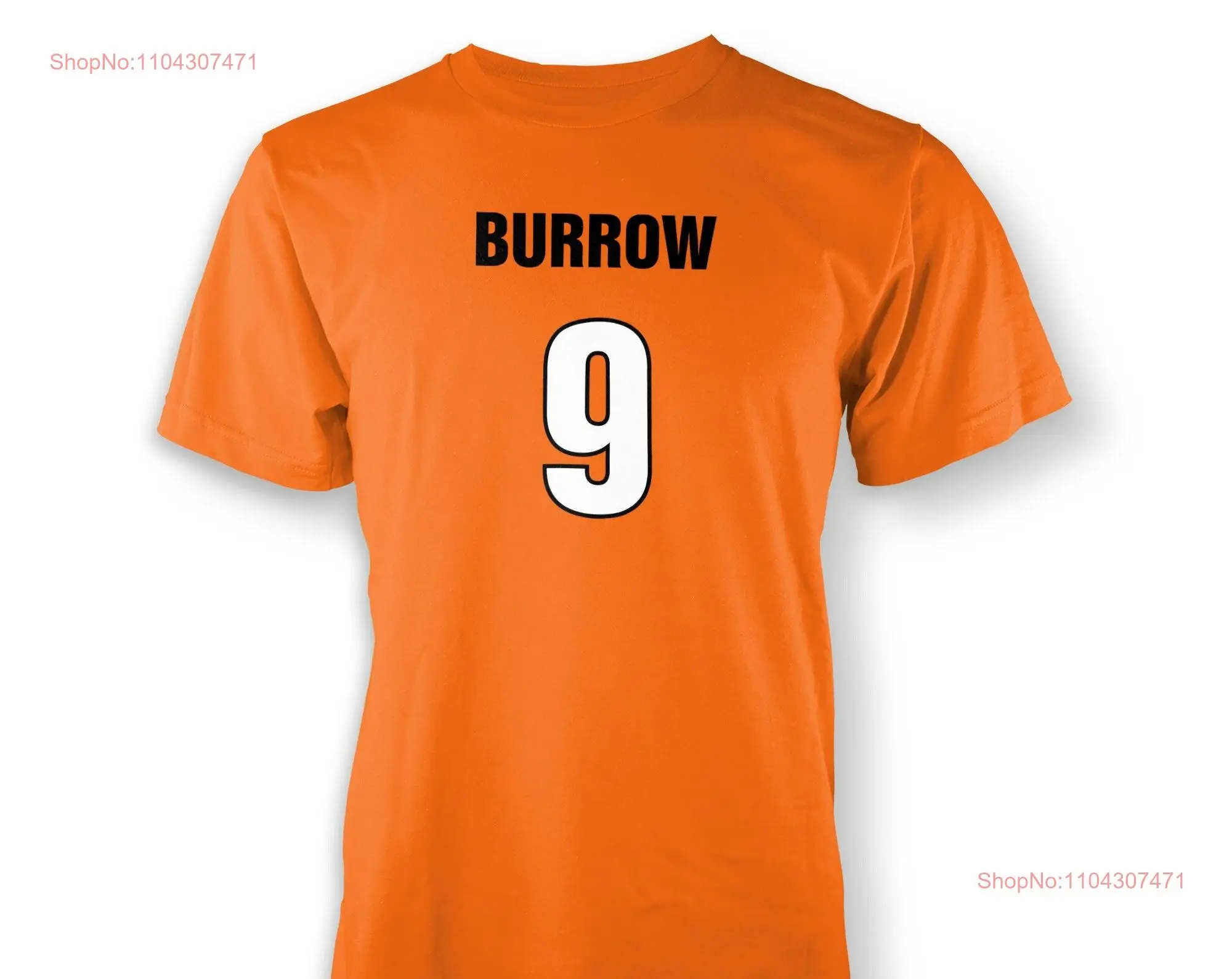 Burrow Adult T shirt Bengals Cincinnati Joe Made To Order With Love long or short sleeves